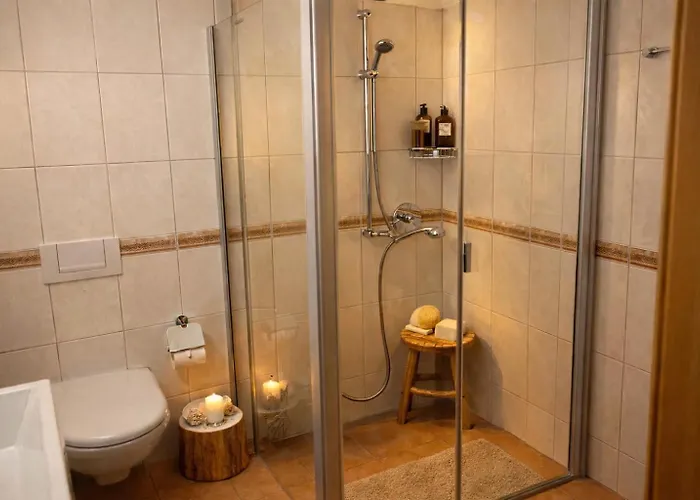 Cozy Bus In Front Of The Door *