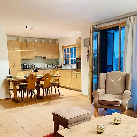 Cozy Bus In Front Of The Door Laax